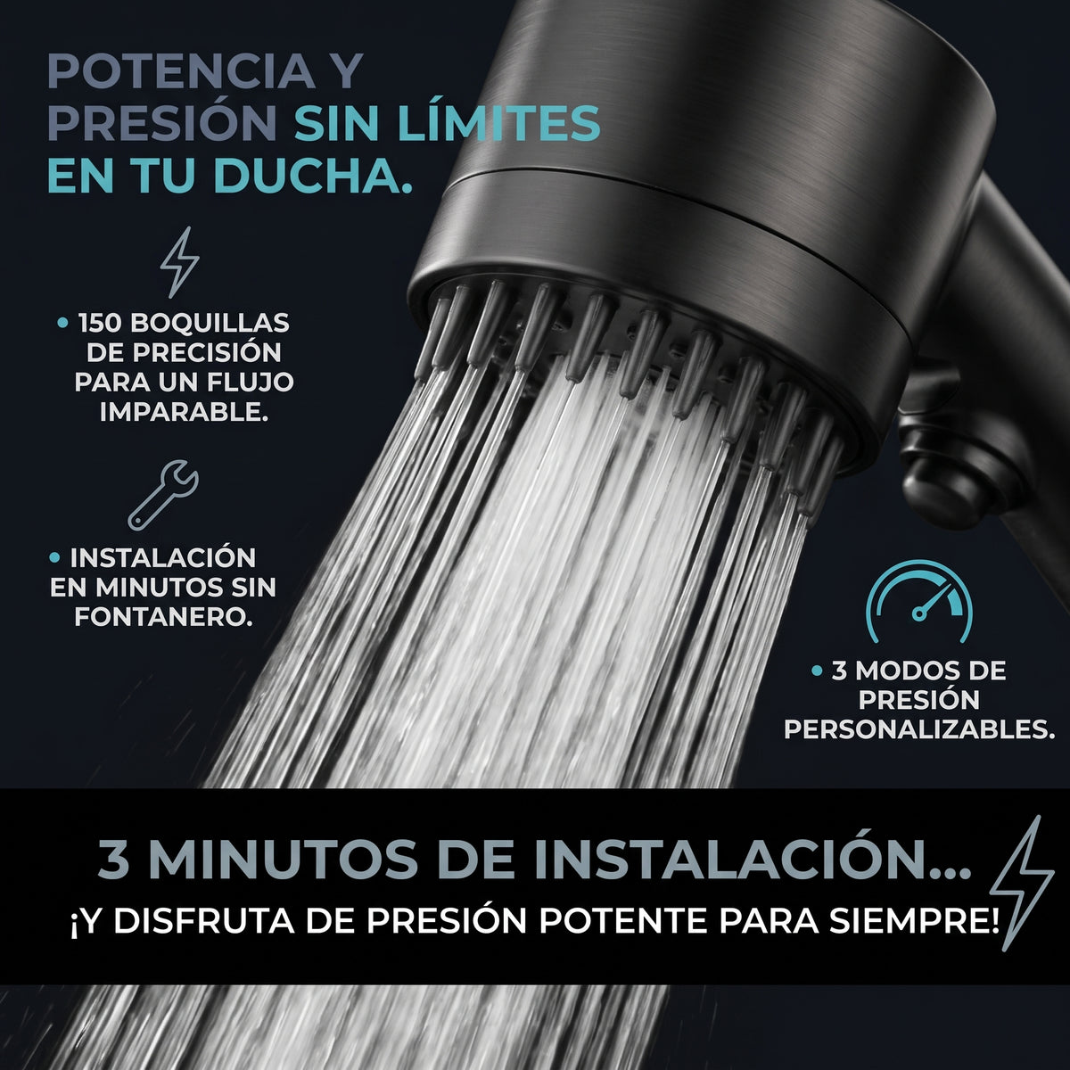 Brisa Pura™ - Ducha Filtrante Premium