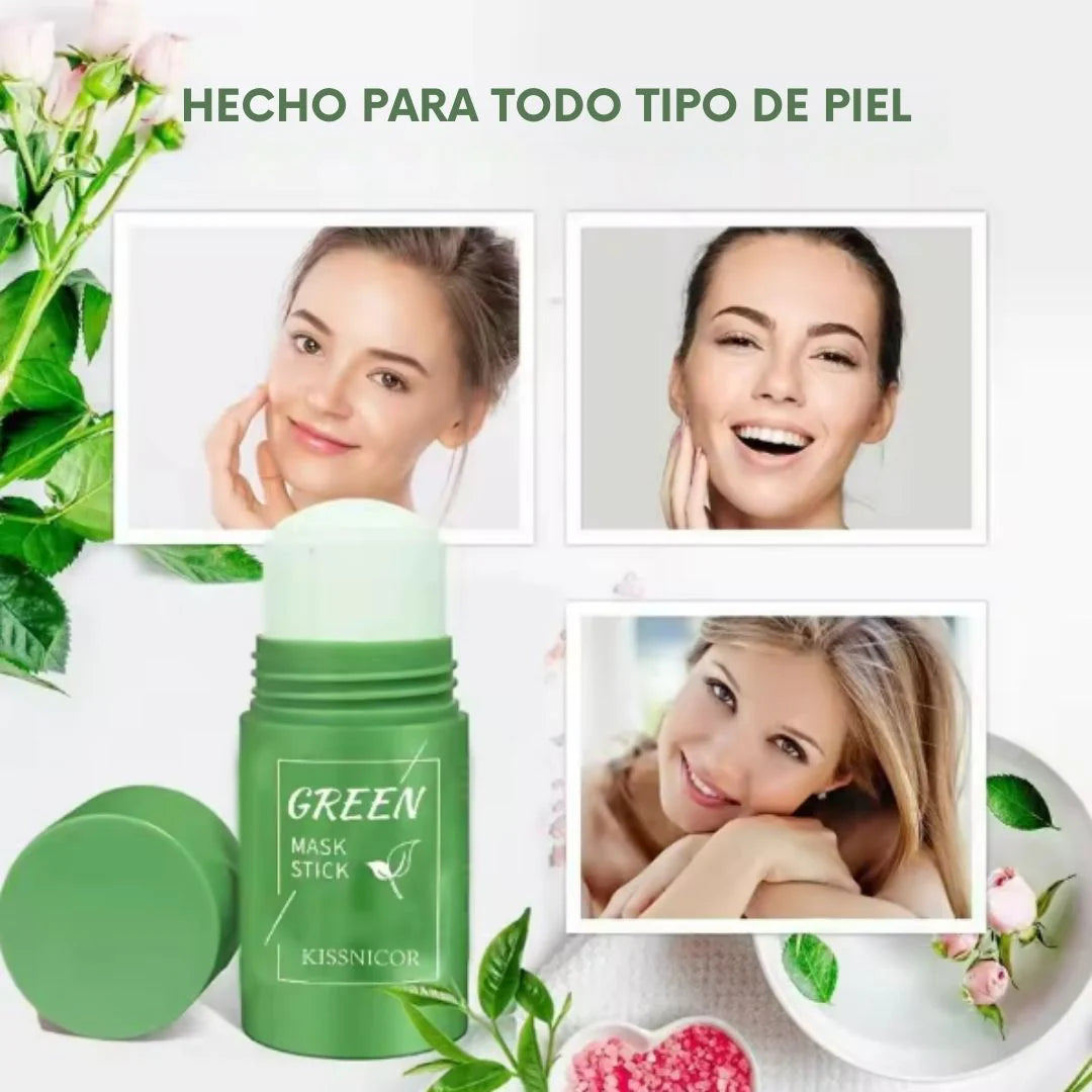 KIT VIRAL DE PIEL PORCELANA — Mascarilla Té Verde™