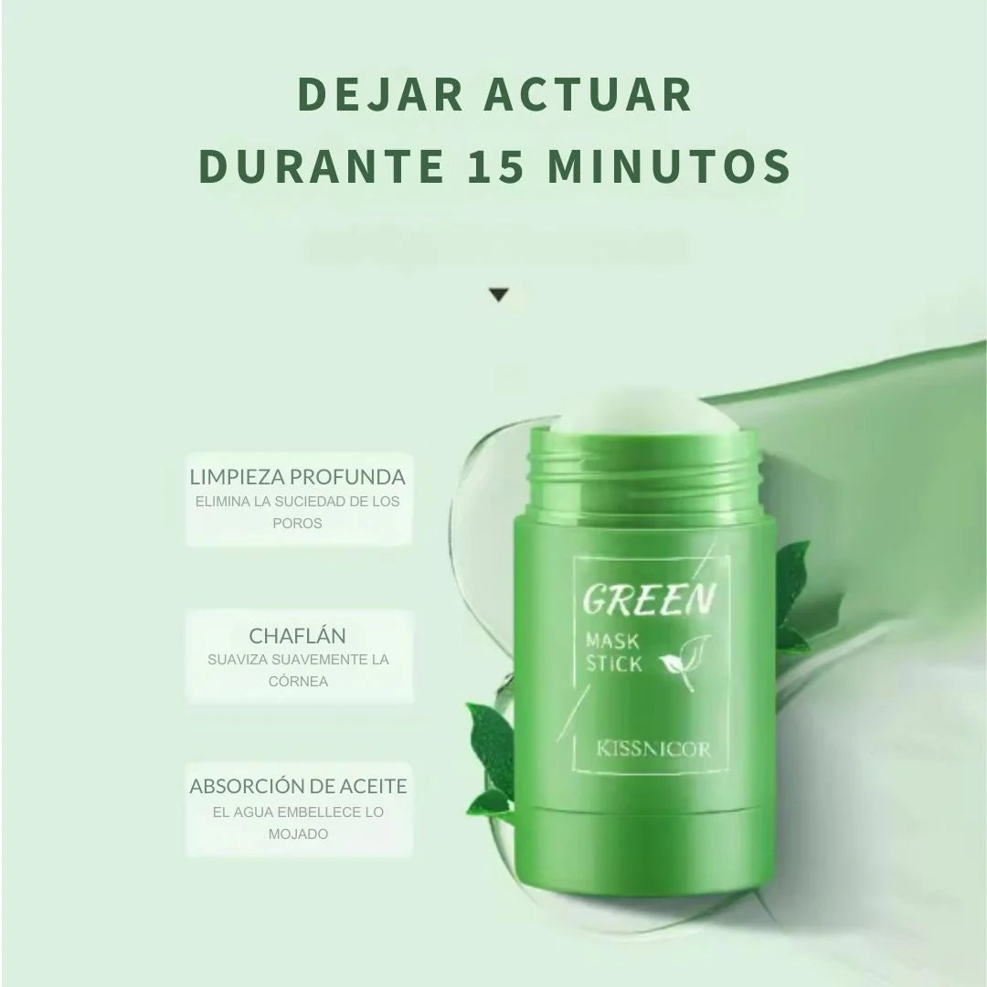 KIT VIRAL DE PIEL PORCELANA — Mascarilla Té Verde™
