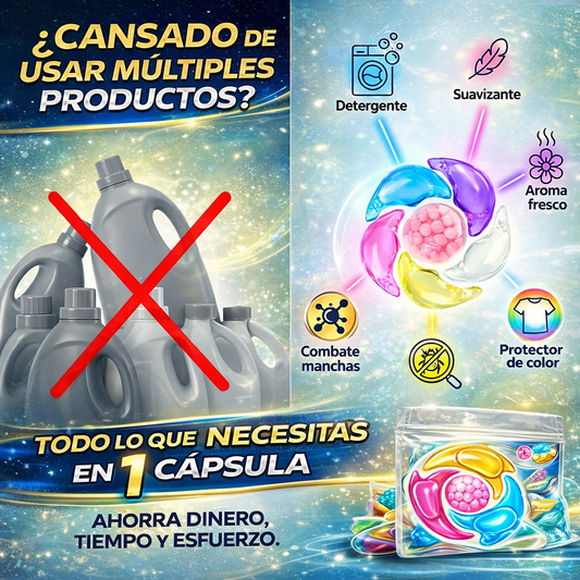 CLARIXA 5 EN 1™ - Cápsulas Premium de Limpieza Inteligente