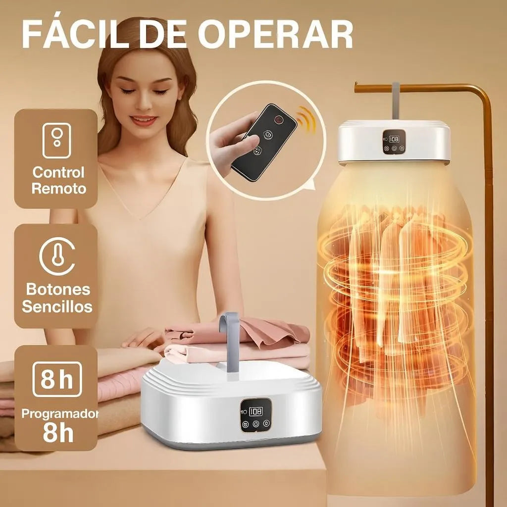 SecaPro 2-en-1 — ¡Seca y Plancha al Instante!