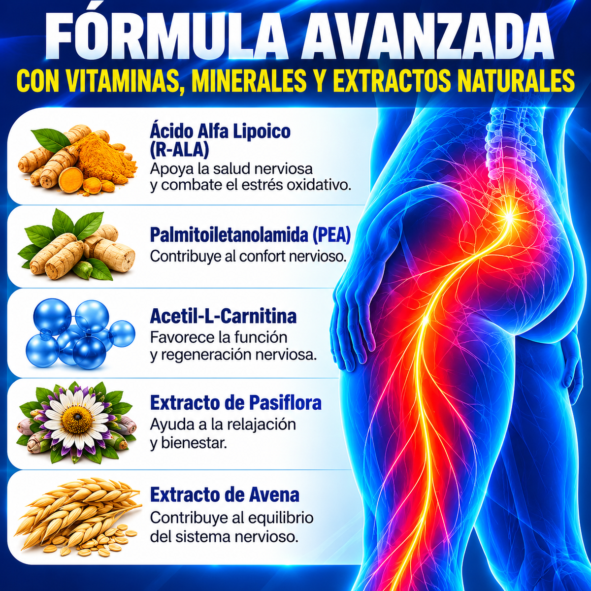 NERVIO CIÁTICO™ – ALIVIO INTENSIVO PARA EL MALESTAR CIÁTICO