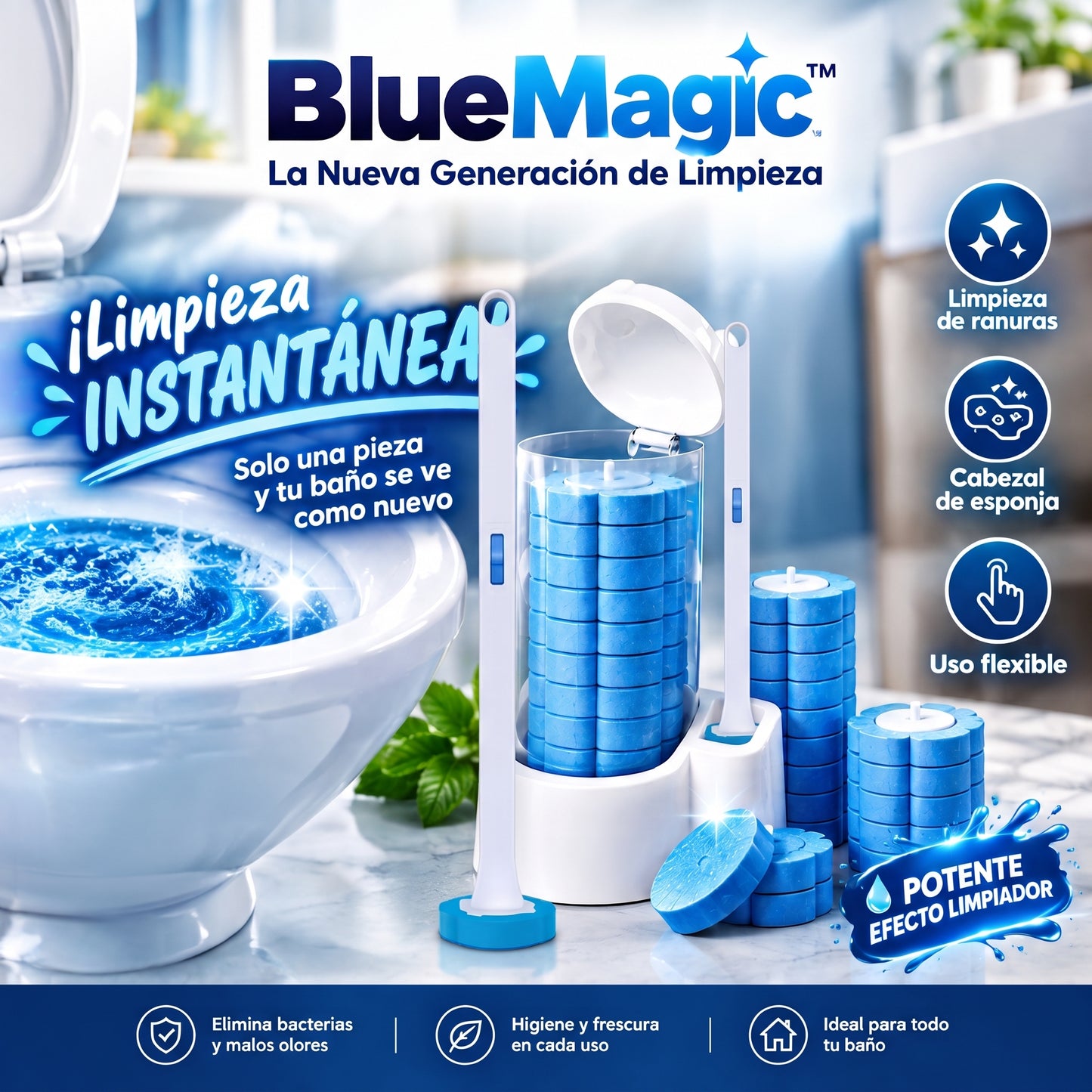 BlueMagic™ - La Nueva Generación de Limpieza