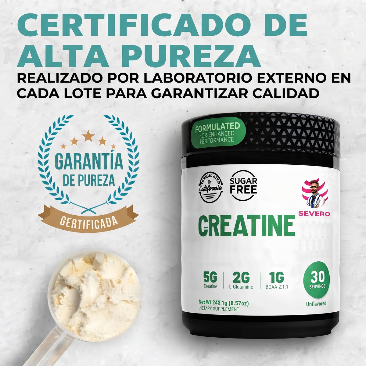 MONO+™ | Creatina Monohidratada 300g