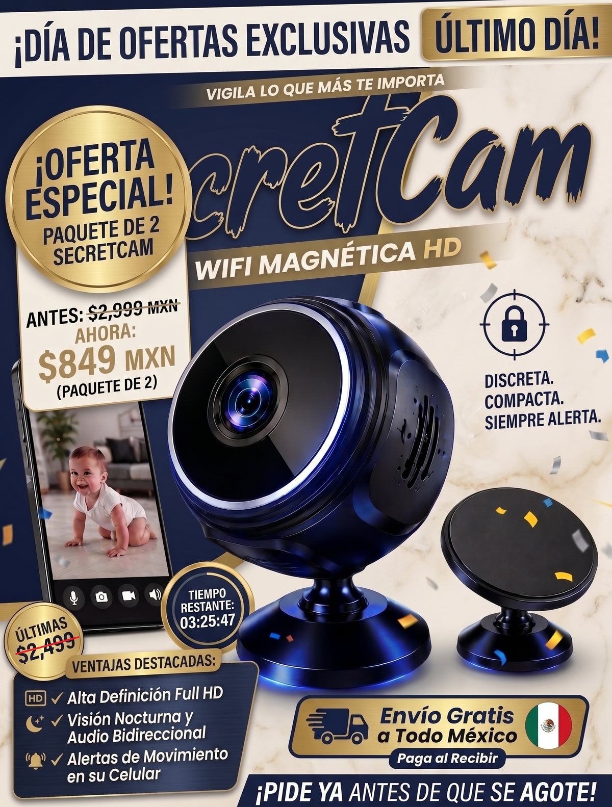 SecretCam- Video Cámara Miniatura HD
