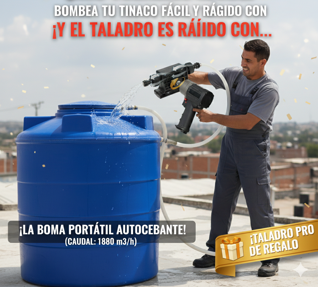 Bomba para Líquidos HydroForce Pro+ TALADRO GRATIS