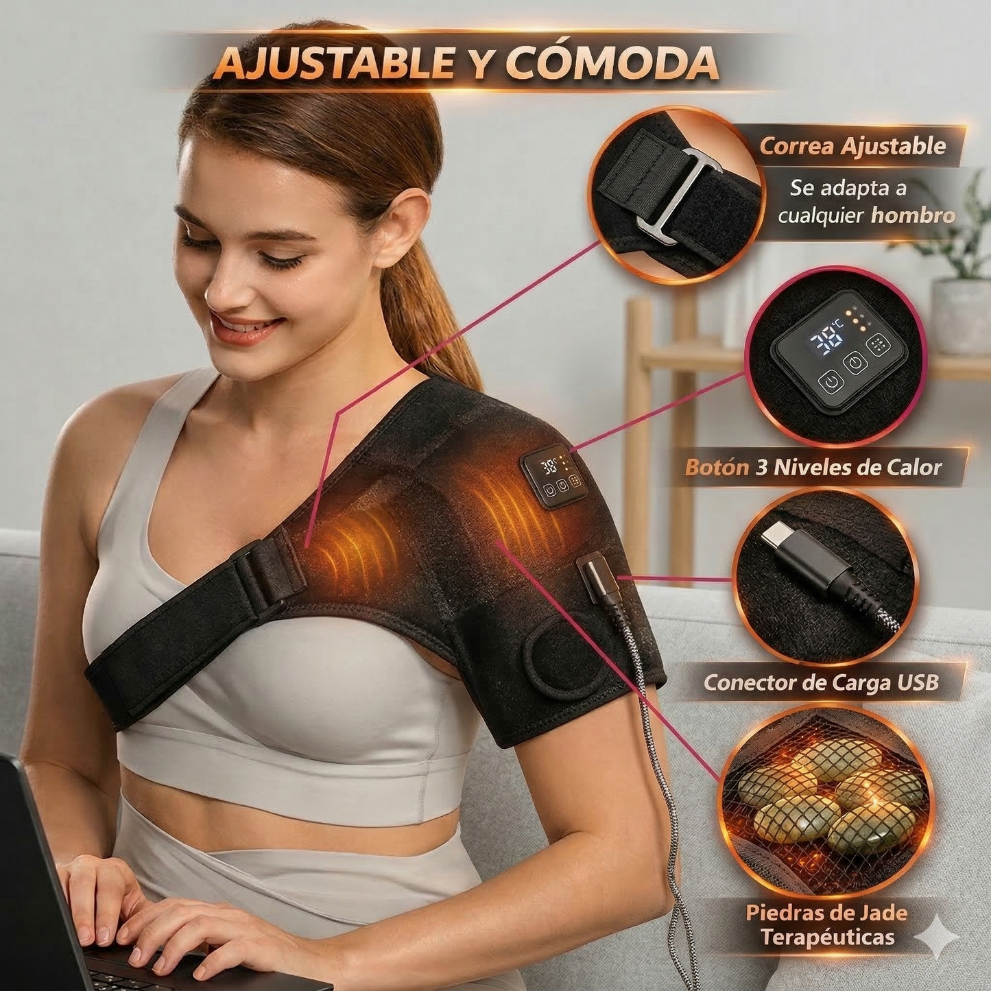 Thermova™ – Hombrera Térmica Alivio Inteligente