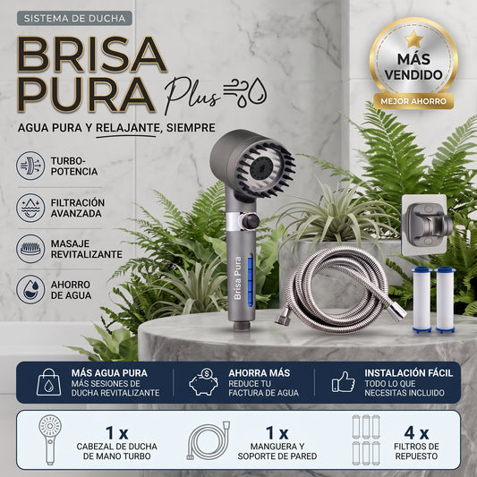 Brisa Pura™ - Ducha Filtrante Premium