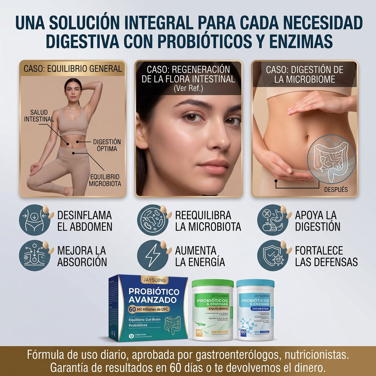 DIGESTA™ DÚO BIENESTAR - Enzimas Digestivas + Probióticos Diarios