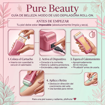 PURE BEAUTY - KIT DEPILADOR FACIL USO