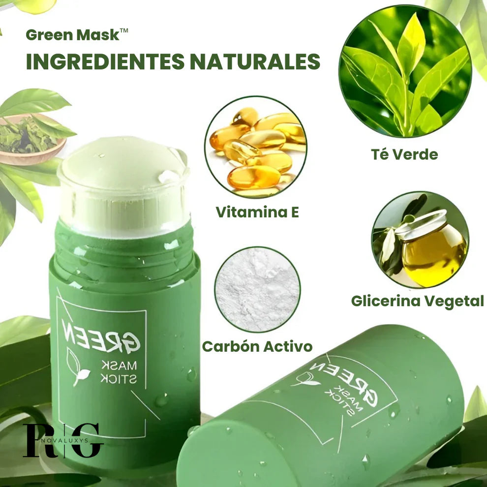 KIT VIRAL DE PIEL PORCELANA — Mascarilla Té Verde™
