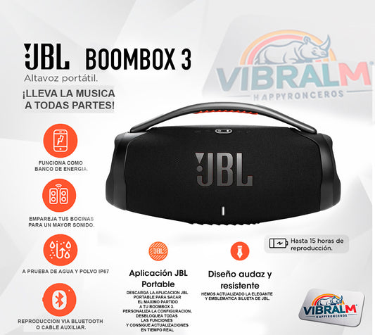 JBL BOOMBOX 3  Bocina Portátil Bluetooth