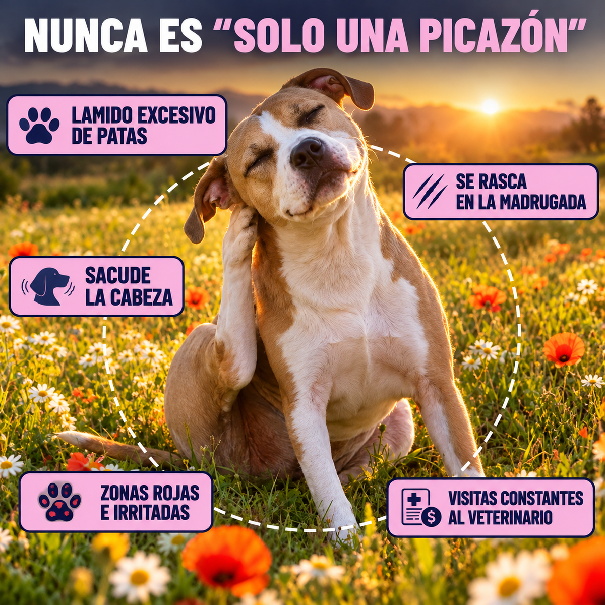 COLÁGENO PET™ | Piel reseca, comezón y lamido excesivo.