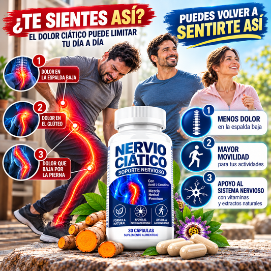 NERVIO CIÁTICO™ – ALIVIO INTENSIVO DEL DOLOR