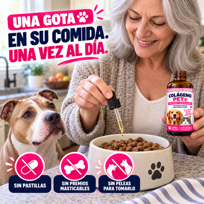 COLÁGENO PET™ | Piel reseca, comezón y lamido excesivo.