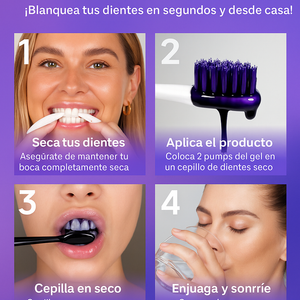 ✨ Crema Dental Violet Shine💜   – Blanqueador Violet 🧪D+Tecnología Dental🪥
