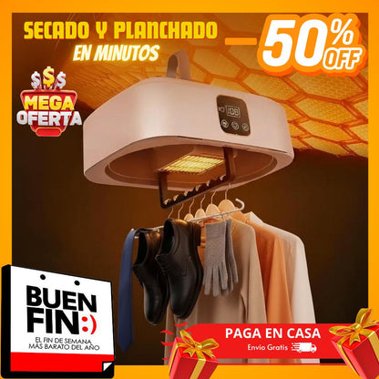 SecaPro 2-en-1 — ¡Seca y Plancha al Instante!